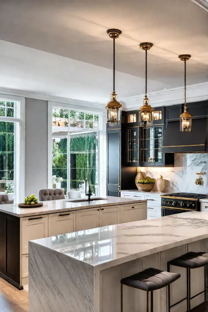 Elegant kitchen with panelready appliances