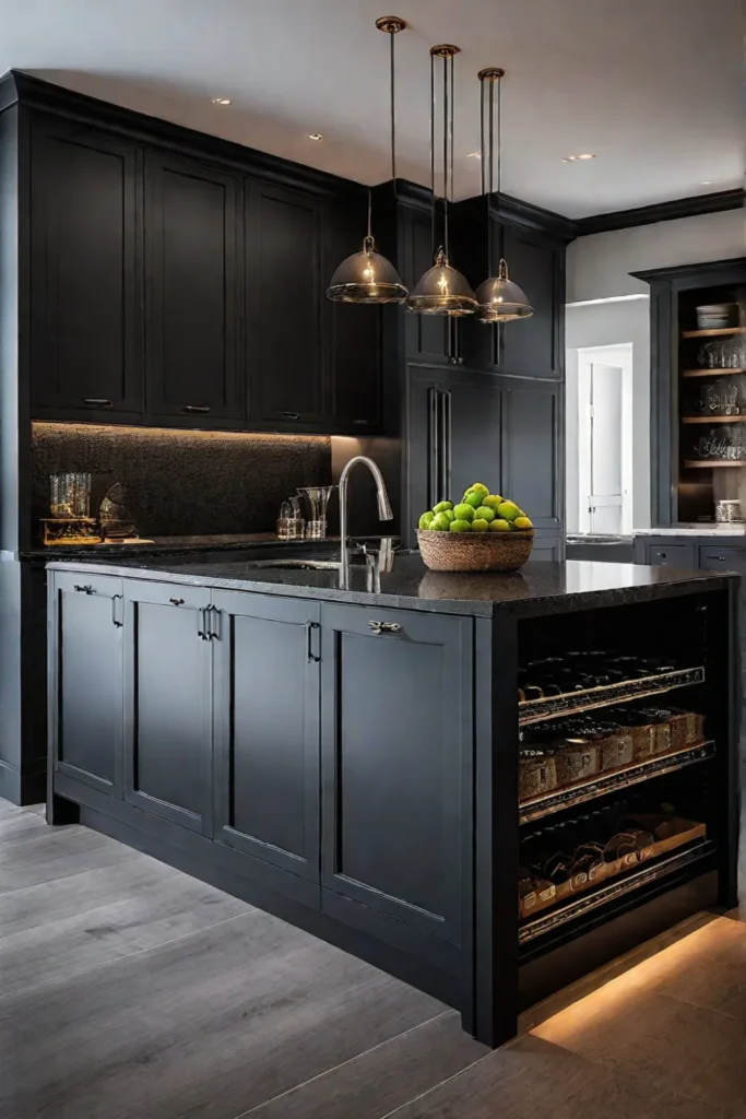 Functional and organized traditional kitchen with ample storage
