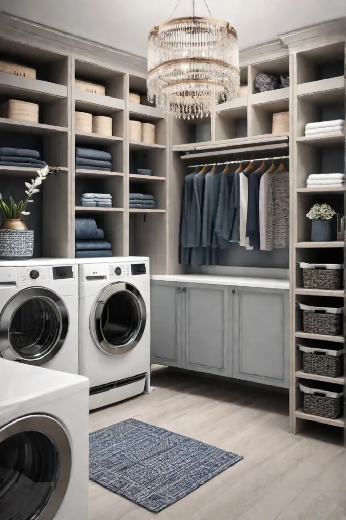 Stackable laundry baskets optimizing vertical storage space