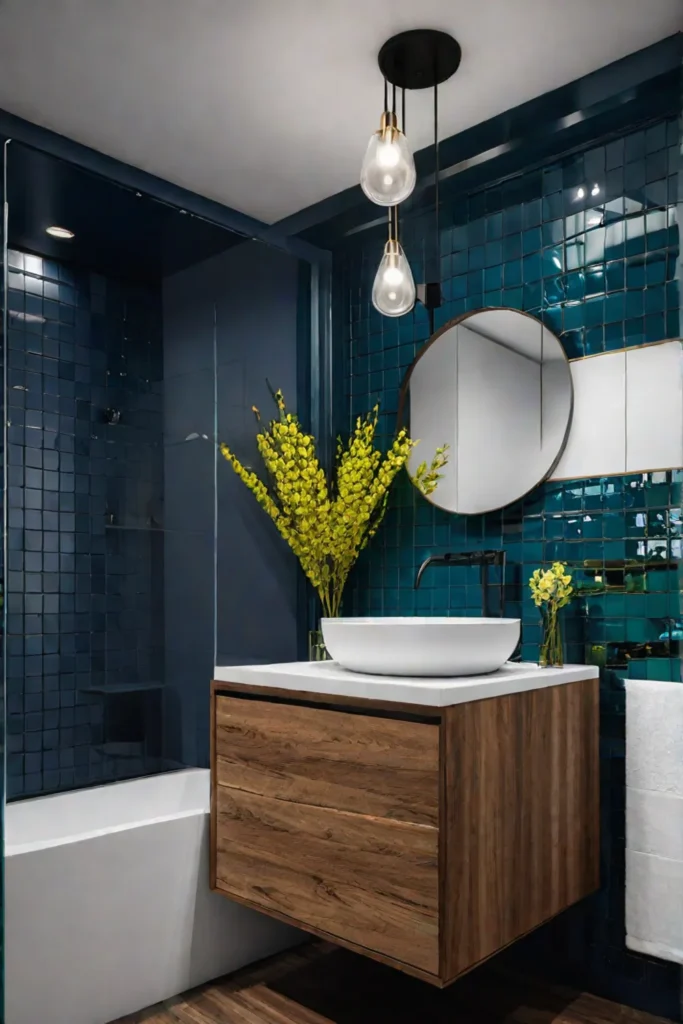 Bathroom vanity lighting with a playful and whimsical touch