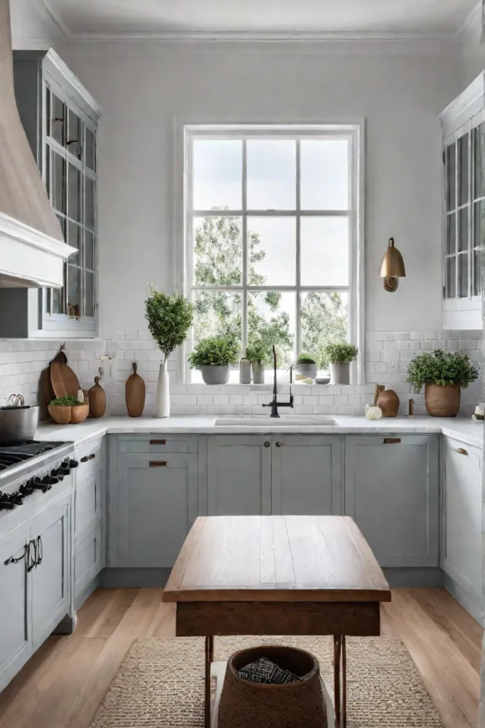 Bright and airy kitchen 1