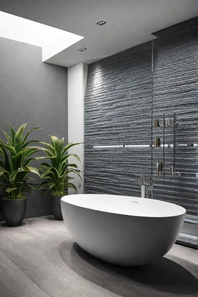 Creating a relaxing bathroom atmosphere with lighting