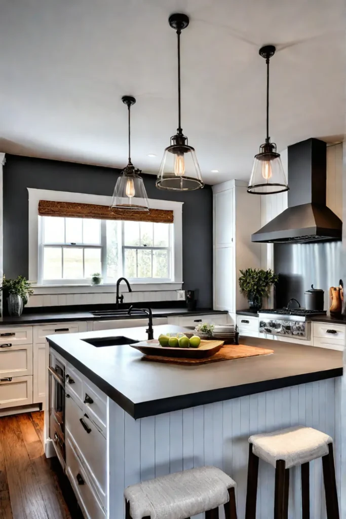 Farmhouse kitchen lighting