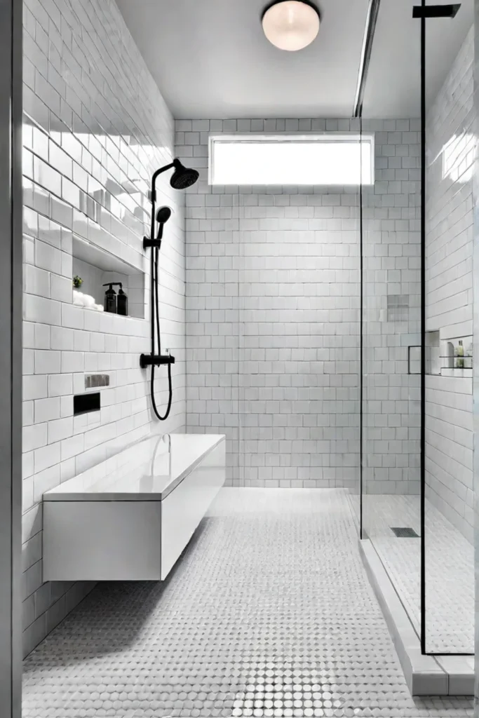 Functional and stylish Scandinavian shower