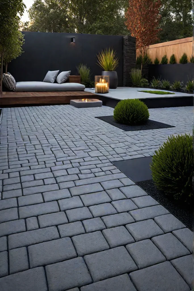 Modern permeable patio combines ecofriendly design with aesthetics