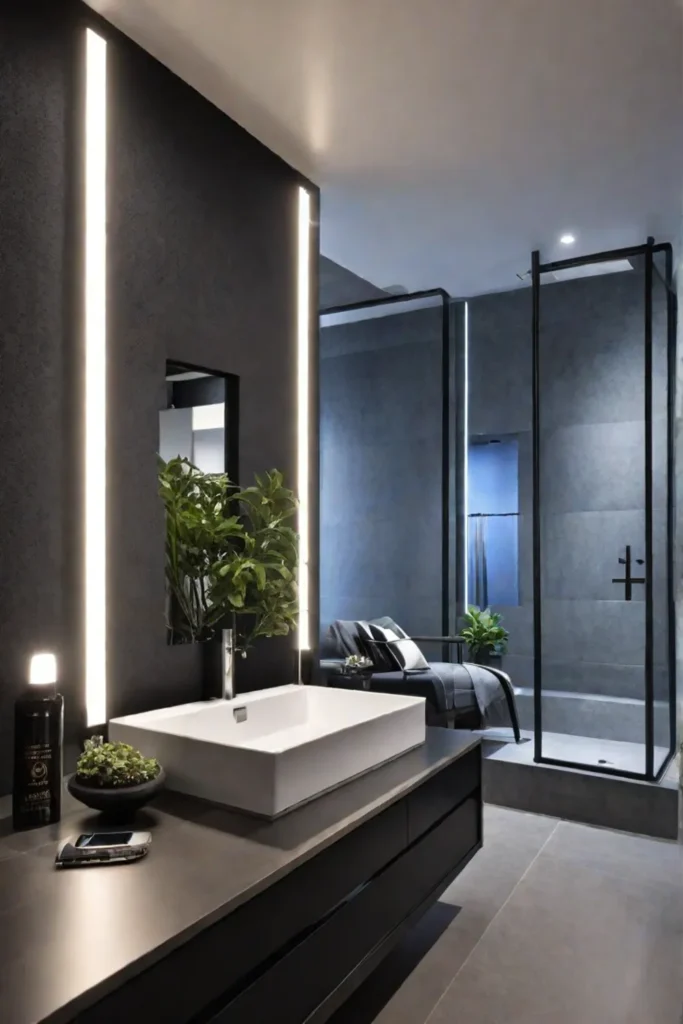 modern bathroom advanced lighting personalized illumination