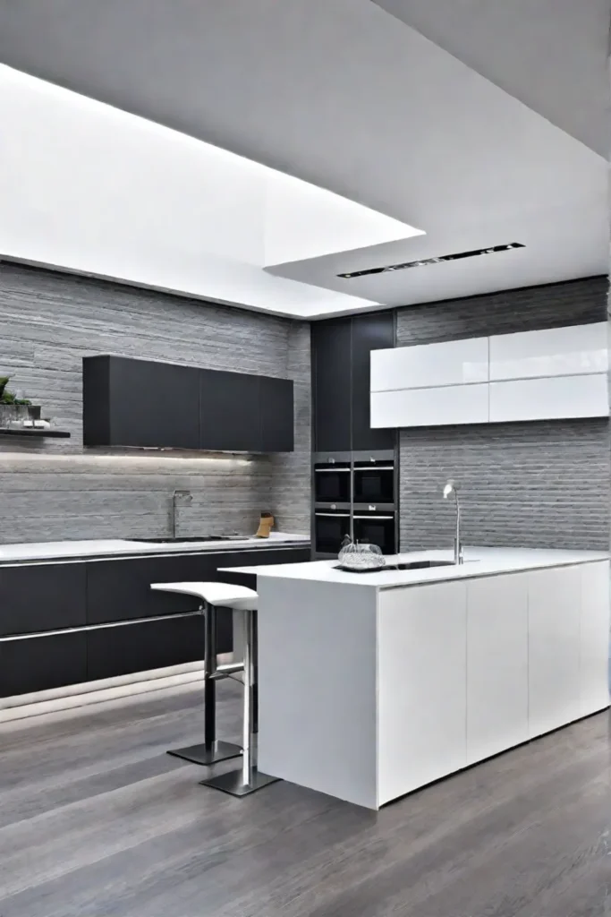 Clean and modern kitchen design