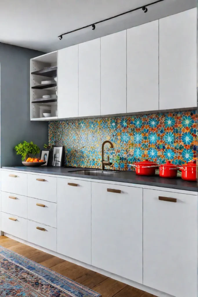 Colorful and personalized kitchen design