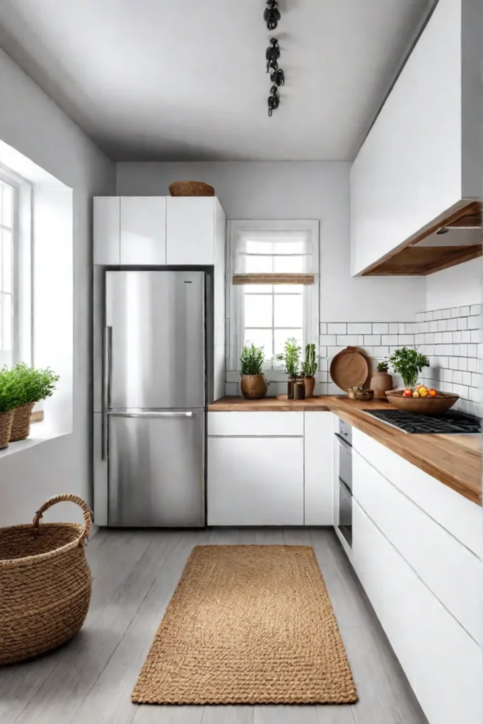 Natural white kitchen design