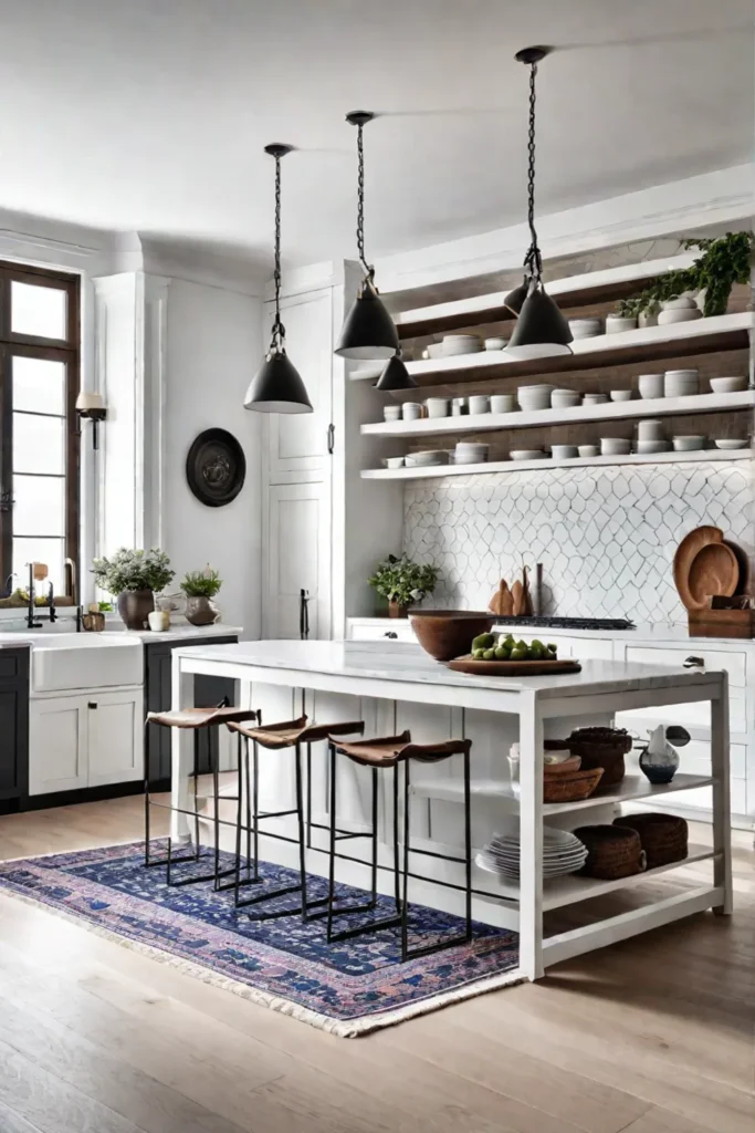 Personalized white kitchen