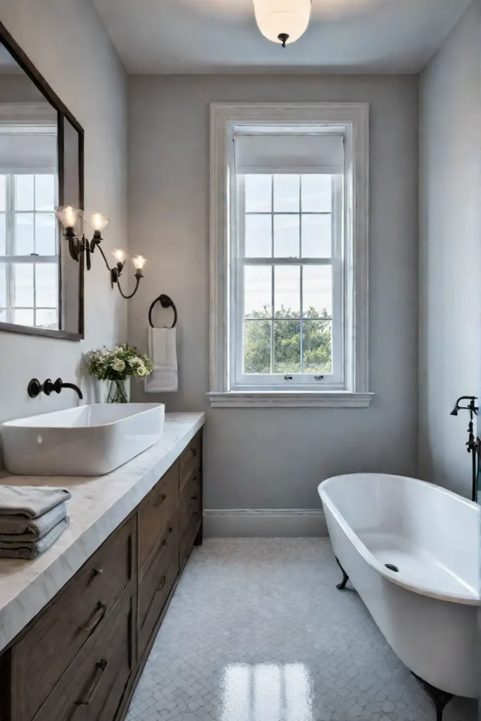 Bathroom refresh with an updated sink